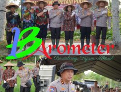 Dukung Ketahanan Pangan Nasional, Kakorbinmas Baharkam Polri Semai Padi di Kulonprogo