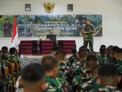 Danrem 162/WB Kumpulkan Prajurit, Tekankan Disiplin dan Profesional Jelang Pilkada Serentak 2024