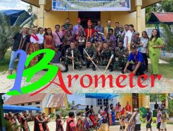 Junjung Tinggi Budaya Wilayah Perbatasan, Satgas Yonif 131/BRS Ikut Serta Festival Budaya dan UMKM Gereja Pison