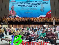 Pabandya Watpers Pasmar 3 Hadiri Pelantikan Pengurus Wilayah KKMU Papua Barat Daya Periode 2024-2029