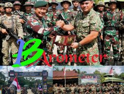 Satgas Pamtas Yonarmed 11 Kostrad Gelar Upacara Pembukaan Patroli Terkoordinasi Seri II RI-Malaysia Tahun 2024
