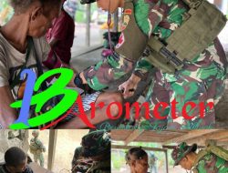 Jalin Kedekatan Dengan Masyarakat, Satgas Yonif 131/BRS Laksanakan Komsos di Kampung Pikere