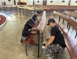 Saat di Vanuatu, Satgas Port Visit Gelar Karya Bakti Tempat Ibadah