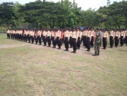 Bentuk Karakter Generasi Muda, Serda Eko Sucipto Beri Pembinaan PPBN ke Siswa Ketarunaan Angkatan X SMK Sakti Gemolong