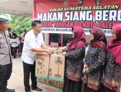 Dukung Program Presiden Prabowo, Polda Sumsel Gelar Makan Siang Gratis di SLB C Yayasan 88 Palembang