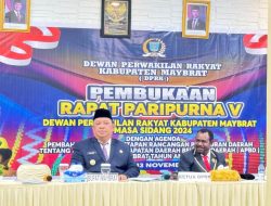 DPRK Maybrat Buka Rapat Paripurna ke-V dengan Agenda Pembahasan dan Penetapan Ranperda