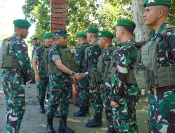 Kasrem 172/PWY Dampingi Tim Dalwas TNI AD Tinjau Satgas Pamtas di Perbatasan RI-PNG