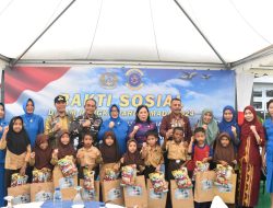 Lanal Kendari Gelar Baksos, Bakses dan Karya Bakti Jelang Peringatan Hari Armada RI ke-79