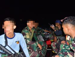 Saat Malam Hari, Satkopaska Koarmada III Latihan Sabotase Bawah Air dan Peledakan Dermaga