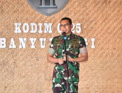 Lepas Atlet Karate, Dandim 0825/Banyuwangi: Tetap Fokus dan Tidak Mudah Menyerah Dalam Turnamen