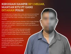 Gelapkan Dana Perusahaan Hampir Rp1 Miliar, Mantan KTU PT GAN2 Ditahan Polisi