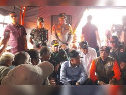 Wapres Gibran Kunjungi Posko Pengungsian Korban Erupsi Gunung Api Lewotobi Laki-Laki