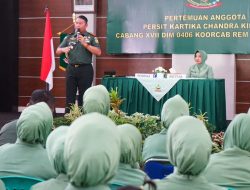 Dandim 0406/Lubuk Linggau: Peran Istri Prajurit Kunci Keharmonisan dan Kehormatan Keluarga