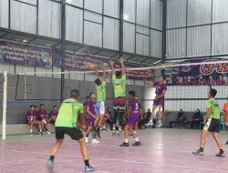 Wujud Kebersamaan dan Solidaritas, Brigif 8/GC Gelar Pertandingan Volly Persahabatan