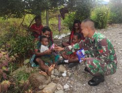 Komsos Habema Disambut Gembira Warga Kampung Kemali