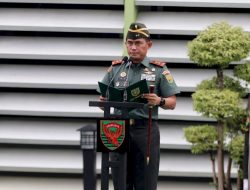 Bacakan Amanat Kasad, Pangdam II/Swj Tekankan Seluruh Prajurit Tetap Jaga Netralitas