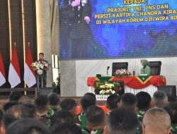 Pangdam I/BB Sampaikan Terima Kasih dan Bangga atas Semangat Juang Prajurit Jajaran Korem 031/WB