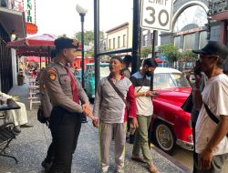 Pastikan Keamanan Obyek Vital dan Wisata, Personel Pam Obvit Satsamapta Polres Batu Intensifkan Patroli
