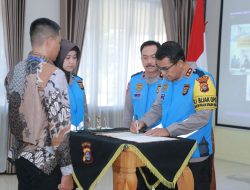 Polda NTB Gelar Penandatanganan Pakta Integritas Penerimaan Bakomsus Polri