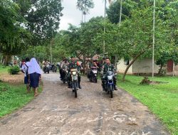 Kepedulian Tanpa Batas, Dansatgas Yonif 141/AYJP Kunjungi Pos Haju di Perbatasan RI-PNG