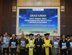 Hadiri Dies Natalis Ke – 62 Unram, Pj Gubernur NTB: Lahirkan Generasi Muda dengan daya saing dan bermanfaat untuk masyarakat