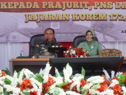 Hadiri Syukuran HUT ke-61 Korem 172/PWY, Pangdam XVII/Cenderawasih Tekankan Seluruh Prajurit Tetap Jaga Netralitas