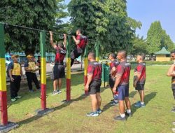 Tingkatkan Kemampuan Fisik, Anggota Kodim 0808/Blitar Laksanakan Tes Kesegaran Jasmani