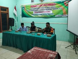 Tingkatkan Kesiapan Hadapi Pilkada 2024, Serka Rockmad Gelar Pembinaan Satlinmas di Desa Pondokagung