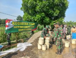 Bantu Pemerintah Daerah Tingkatkan Kesejahteraan Masyarakat, Kodim 0724/Boyolali Karya Bakti di Desa Kedungsowo