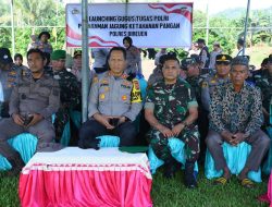 Dukung Ketahanan Pangan, Polres Bireuen Ikuti Launching Gugus Tugas Polri