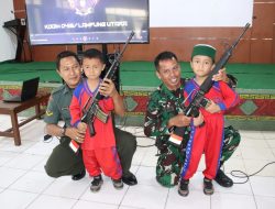 Kodim 0412/LU Terima Kunjungan Lawatan Edukatif Anak-anak PAUD Husnul Amal