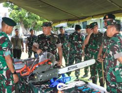 Siaga Bencana Nasional, Pangkogabwilhan II Cek Kesiapan Pasukan PRCPB Yonzipur 10/JP/2 Kostrad