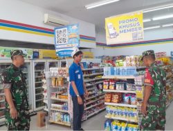 Cegah Gangguan Kamtibmas, Anggota Koramil 02/Karangmalang Patroli Wilayah dan Kunjungi Titik Keramaian