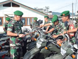 Dandim 0409/Rejang Lebong Serahkan Motor Dinas Baru dari Kementerian Pertahanan RI ke Babinsa