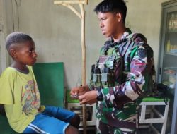 Warga Kampung Aisyo Bahagia Terima Pengobatan Gratis dari Satgas Habema