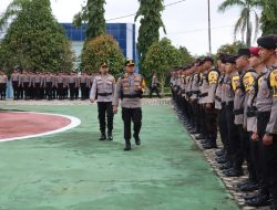 Pimpin Apel Serpas, Kapolres Landak: Netralitas dan Profesionalisme Adalah Kunci Keberhasilan Pengamanan Pemilu