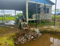 Warga Bombam Apresiasi Pembangunan Fasilitas Gereja Kenyam oleh Satgas Habema