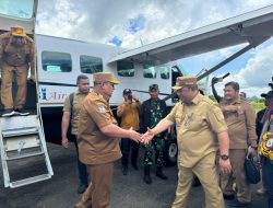 Vicente Campana Baay Sambut Kedatangan PJ Gubernur Papua Barat Daya