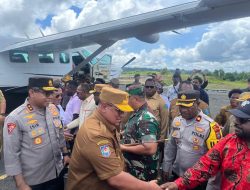 Kapolres Maybrat Sambut Kunjungan Kapolda dan Pj Gubernur Papua Barat