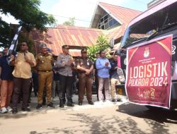 Pastikan Aman, Kapolresta Kendari Pantau Pendistribusian Logistik Pilkada 2024 ke PPS