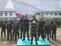 Cek Kesiapan Prajurit, Danrem 045/Gaya Pimpin Apel Gelar Pam Pilkada Serentak 2024