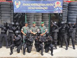 Kunker ke Palembang, Danpussenif Tinjau Kesiapan Yonif 200/BN dan Resmikan Moto Perang Baru