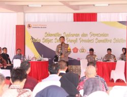 Kombes Pol Feri Handoko Soenarso Hadiri Syukuran dan Peresmian Posko Satgas Saber Pungli Provinsi Sumsel