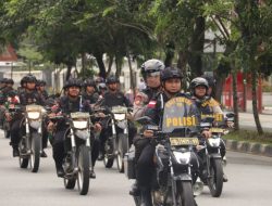 Cipta Kondisi Pencoblosan Pilkada, Polda Kalbar Laksanakan Patroli Gabungan Skala Besar