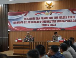Tinjau Persiapan Pengamanan Pilkada di Kubu Raya, Tim Asistensi Mabes Polri Tekankan Netralitas