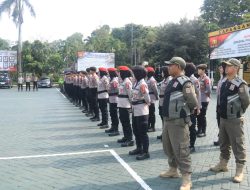 Jaga Kondusifitas Pilkada, Polres Malang Gelar Patroli Skala Besar di Hari Pemungutan Suara