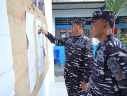 Pastikan Berjalan Aman, Pangkoarmada III Bersama Forkominda PBD Tinjau Pemungutan Suara Pilkada