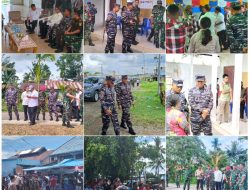 Danlantamal XIV Dampingi PJ Gubernur PBD Tinjau Pelaksanaan TPS di Kota dan Kabupaten Sorong