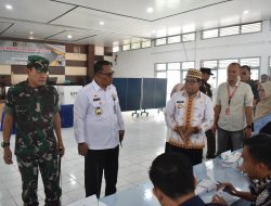 Pastikan Pilkada Aman, Danrem 043/Gatam Bersama Forkopimda Tinjau Langsung Dua TPS di Bandar Lampung