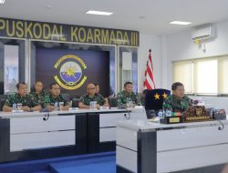 Pangkoarmada III Ikuti Vicon Monitoring Pilkada Setanah Papua